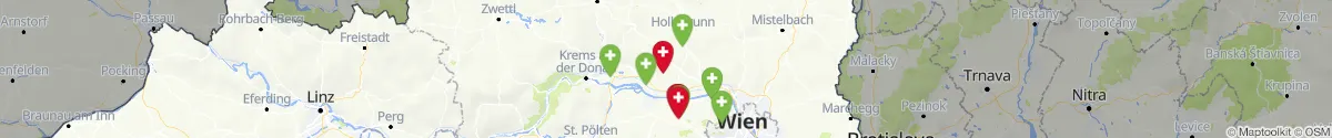 Map view for Pharmacies emergency services nearby Stetteldorf am Wagram (Korneuburg, Niederösterreich)